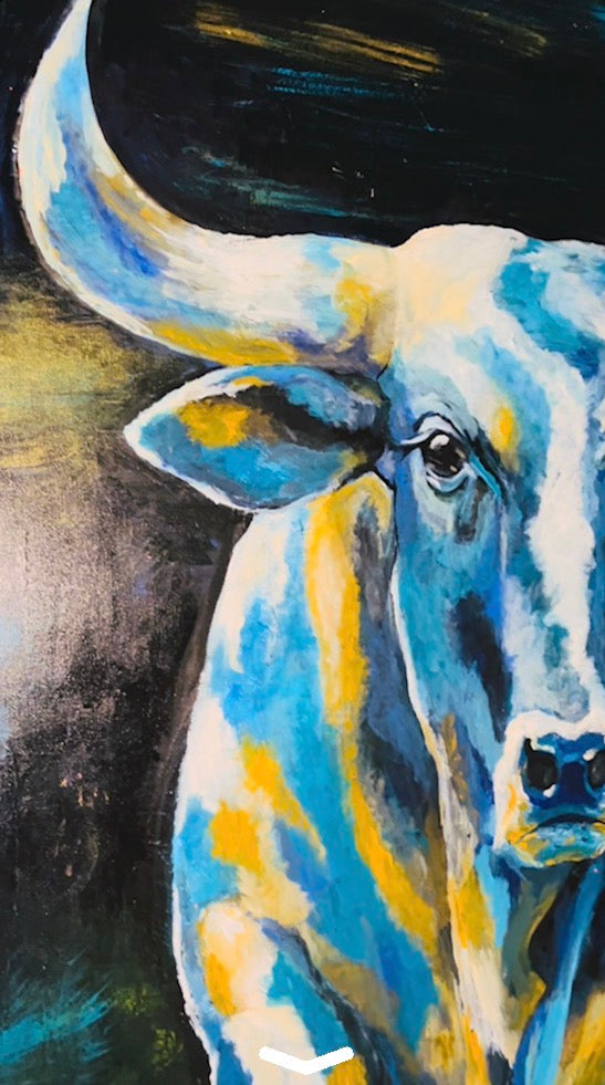 Kunst Spanien El Torro 100x150cm 