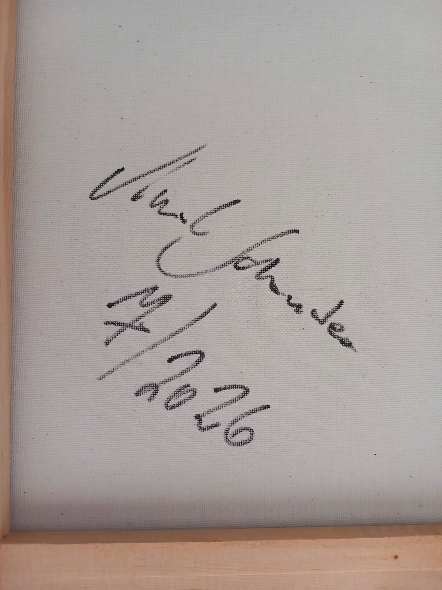 original Signatur Unikat