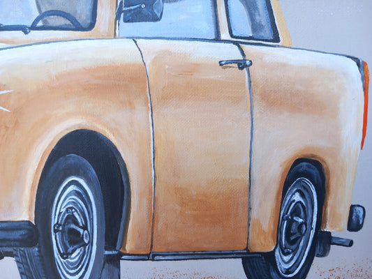 Trabi DDR Detailbild Felgen MMS Living Original Kunst