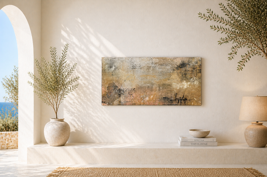 Zeitspuren – abstraktes Acrylbild handgemalt MMS Living