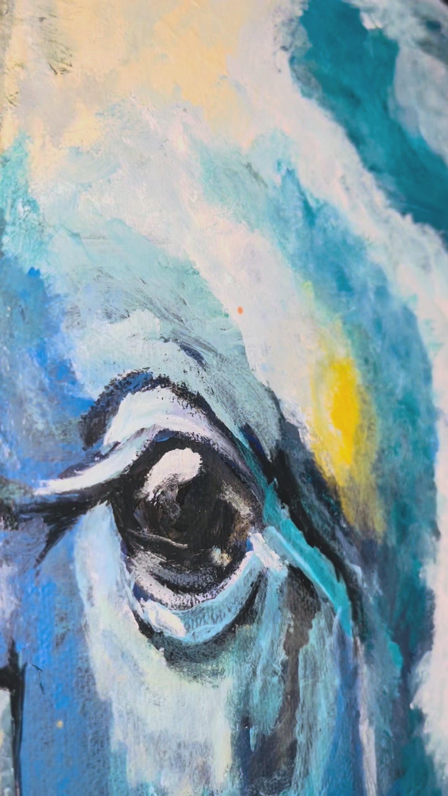 MMS Living Der Stier EL Torro handgemaltes Unikat Acryl auf Leinwand Video